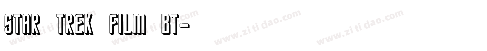 Star Trek Film BT字体转换